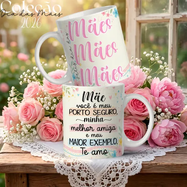 Caneca Mãe, Melhor Amiga e Maior Exemplo