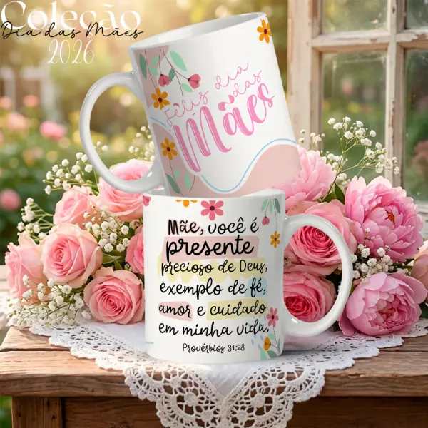 Caneca Mãe, Presente Precioso de Deus