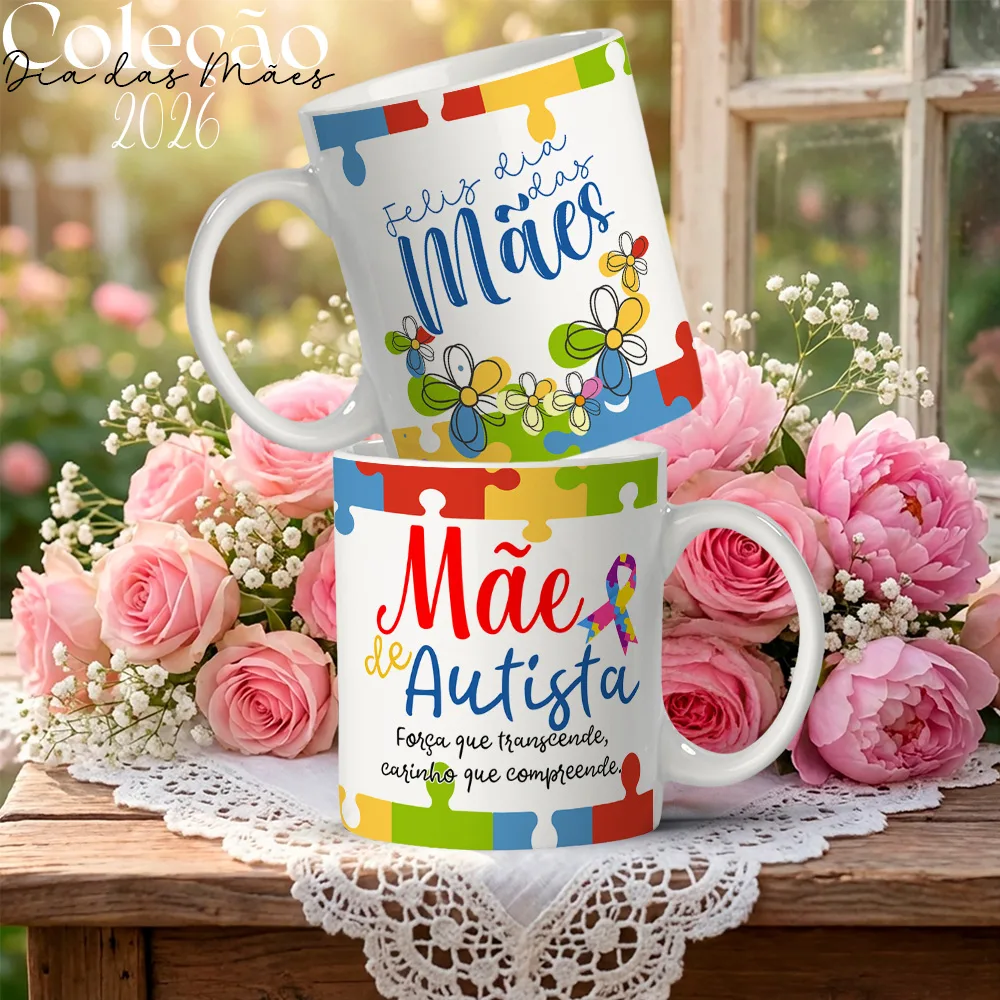 Caneca Mãe de Autista