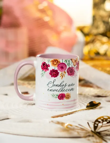 Caneca Sonhos Não Envelhecem