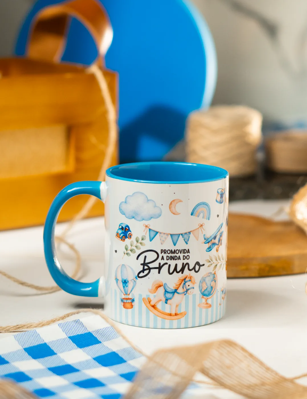 Caneca Promovida a Dinda (Cavalinho e Balões)