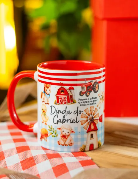 Caneca Dinda Fazendinha