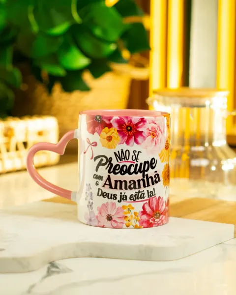 Caneca Não se Preocupe com o Amanhã