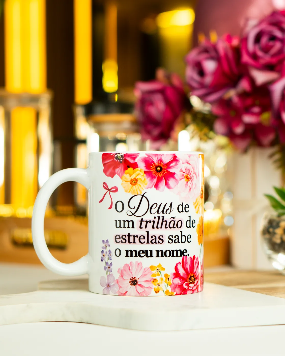 Caneca O Deus de um Trilhão de Estrelas