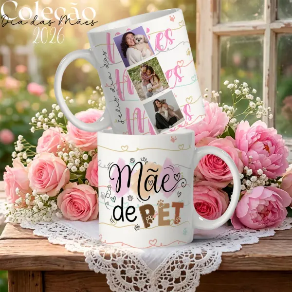 Canecas da coleção Dia das Mães